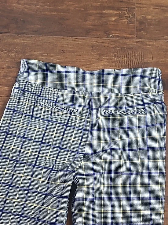 Jules & Leopold Black, Blue and Yellow Plaid Trousers Size Large - Picture 5 of 6
